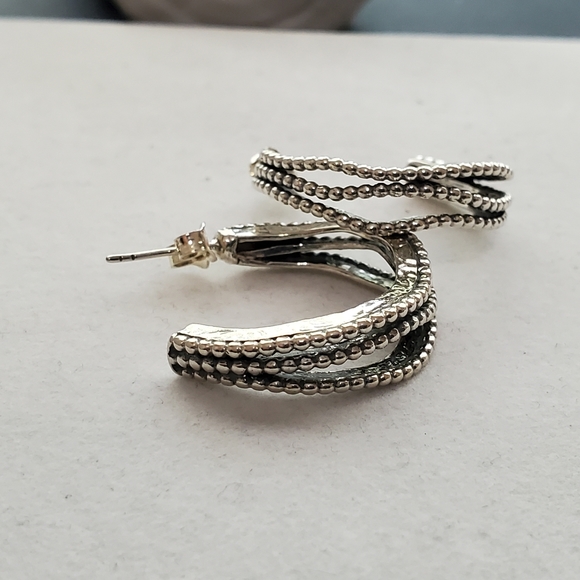 Or Paz PZ Sterling Hoop Earrings - Picture 3 of 15